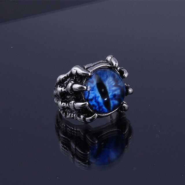 sengpan jewelry for men hot sale new Fashion Creative Evil Eye Rings For Men Women Personality Male Punk 4 Colors Ring Jewelry Men's Bar Night Club Accessories Gifts