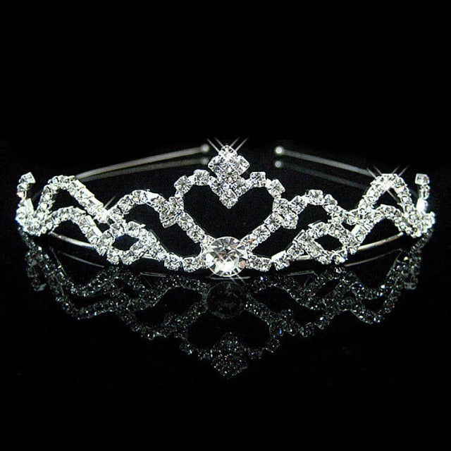 sengpan bridal jewelry set for wedding Big Princess Tiara Red Crown Crystal Rhinestone Wedding Accessories Pearl Headband Bridal Hair Headdress Girl Hair Jewelry