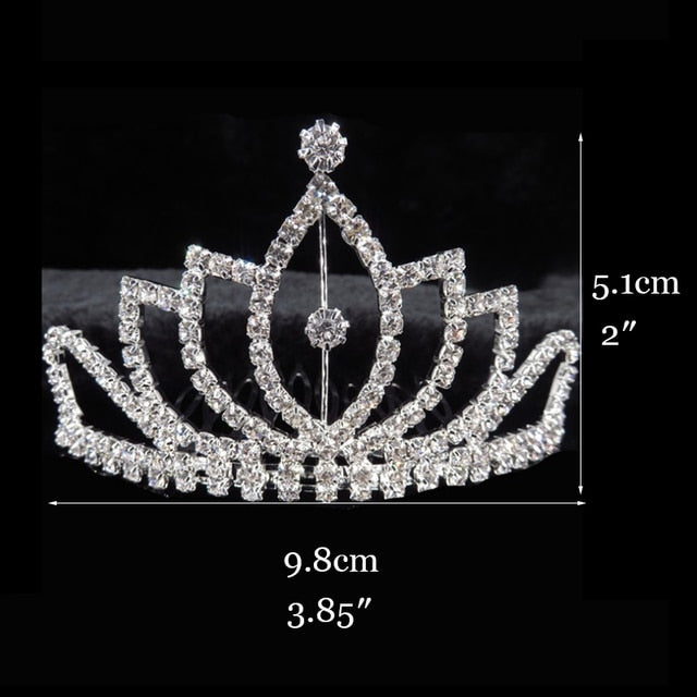 sengpan bridal jewelry set for wedding Big Princess Tiara Red Crown Crystal Rhinestone Wedding Accessories Pearl Headband Bridal Hair Headdress Girl Hair Jewelry