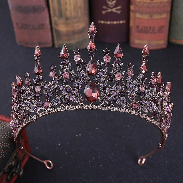 sengpan bridal jewelry for wedding New Vintage Baroque Headbands Crystal Tiaras Crowns Bride Noiva Headpieces Bridal Wedding Party Hair Jewelry for Women