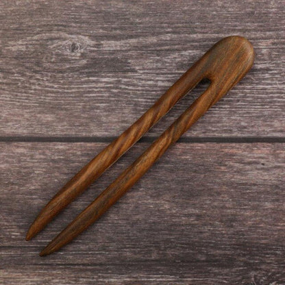 sengpan Christmas gifts ideas Handmade Sandalwood Stick Hairpins Women U-Shaped Wooden Hair Sticks Vintage Hair Jewelry Headwear Hair Accessories JL