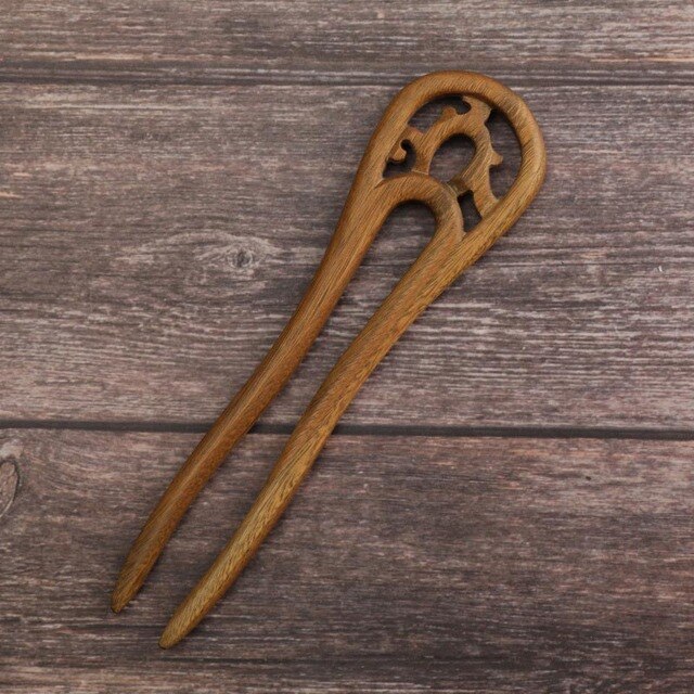 sengpan Christmas gifts ideas Handmade Sandalwood Stick Hairpins Women U-Shaped Wooden Hair Sticks Vintage Hair Jewelry Headwear Hair Accessories JL