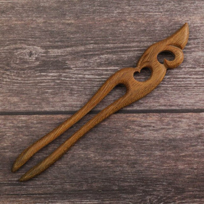 sengpan Christmas gifts ideas Handmade Sandalwood Stick Hairpins Women U-Shaped Wooden Hair Sticks Vintage Hair Jewelry Headwear Hair Accessories JL