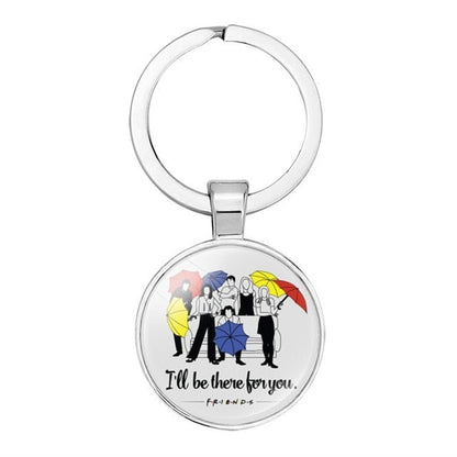 sengpan Friends TV Show Keychain Central Perk Coffee Time Photo Frame Pendant Key Chain For Best Friend Car Keyring Llavero Jewelry Gift