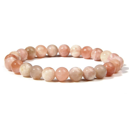 sengpan Pink Bracelet Natural Stone Bracelets Women Quartzs Agat Angelite Cat eye Bracelet Rhodochrosite Stone Bangles Jewelry Amethysts