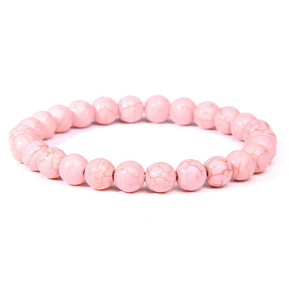 sengpan Pink Bracelet Natural Stone Bracelets Women Quartzs Agat Angelite Cat eye Bracelet Rhodochrosite Stone Bangles Jewelry Amethysts