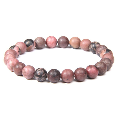 sengpan Pink Bracelet Natural Stone Bracelets Women Quartzs Agat Angelite Cat eye Bracelet Rhodochrosite Stone Bangles Jewelry Amethysts