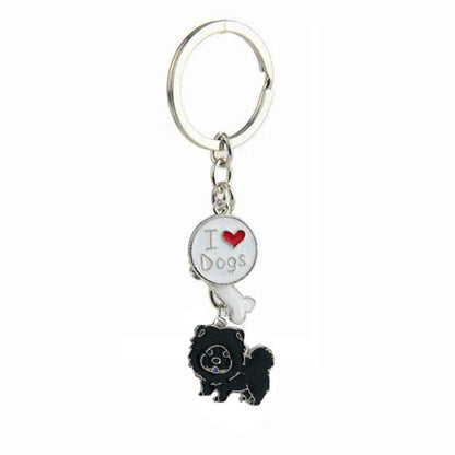 sengpan Christmas wishlist Jack Russell Terrier Keychain For Women Men Bulldog Shepherd Dog Pendant Key Ring Pet Jewerly Friends Christmas Gift llavero