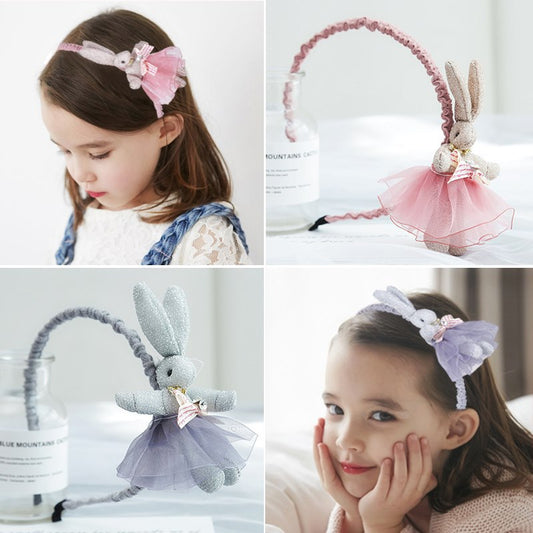 sengpan Christmas gifts ideas Children's Little Girl Bunny Headdress Princess Girl Super Cute Cute Hairpin Party Dress Up Children's Hair Band Headband