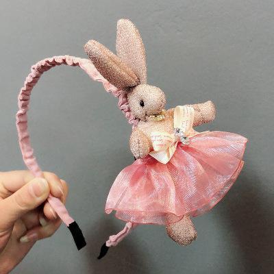 sengpan Christmas gifts ideas Children's Little Girl Bunny Headdress Princess Girl Super Cute Cute Hairpin Party Dress Up Children's Hair Band Headband