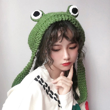 sengpan Christmas gifts for her  New Korean Lovely Frog Headwear Elastic Headbands Lovely Wash Face Headwear Hair Accessories for Women Girls Kids