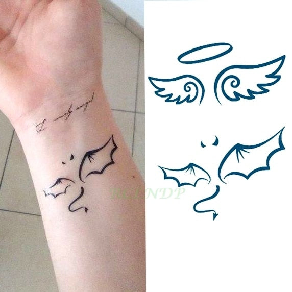 sengpan Waterproof Temporary Tattoo sticker on ear finger music note bird stars line streak henna tatto flash tatoo fake for women 24