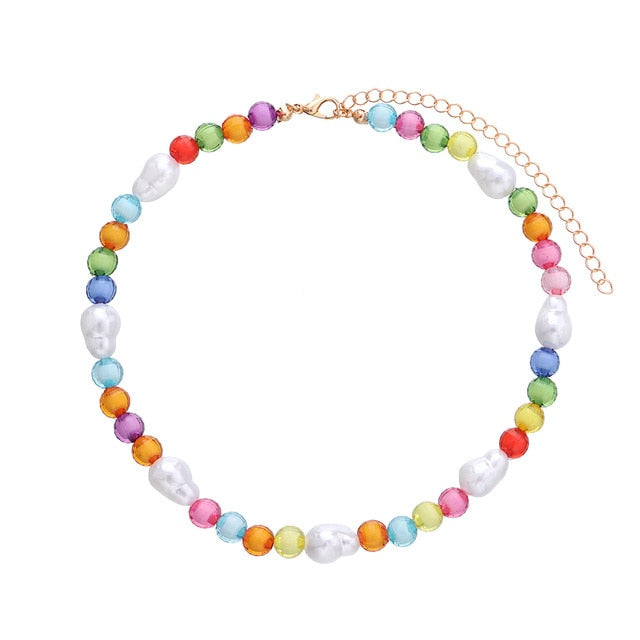 sengpan christmas wishlist gifts for her hot sale new New Design Colorful Seed Beads Bracelets Bohemian Oval Pearl Bracelets For Women Beach Jewelry Party Gifts Dropshipping L181