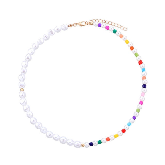 sengpan christmas wishlist gifts for her hot sale new New Design Colorful Seed Beads Bracelets Bohemian Oval Pearl Bracelets For Women Beach Jewelry Party Gifts Dropshipping L181