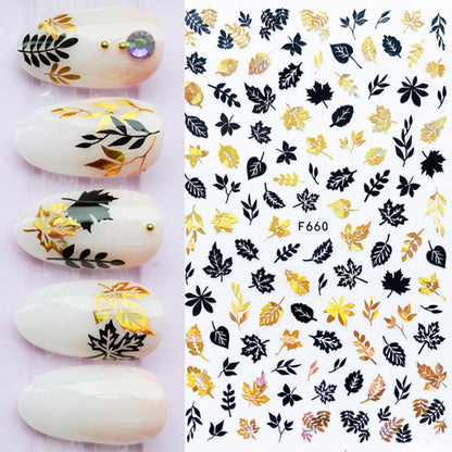 sengpan Summer Tropical Beach Coconut Tree Slippers 3D Nail Sticker Leaves Shell Transfer Decals Slider Decoration Manicures