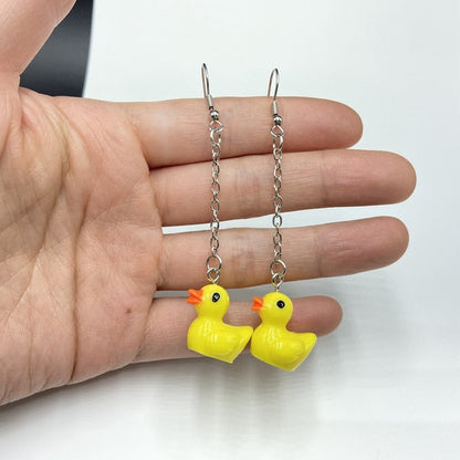 sengpan Christmas wishlist New/High Quality Super Cute Little Yellow Duck Earrings Simple Ladies Gift Earrings Jewelry Wholesale