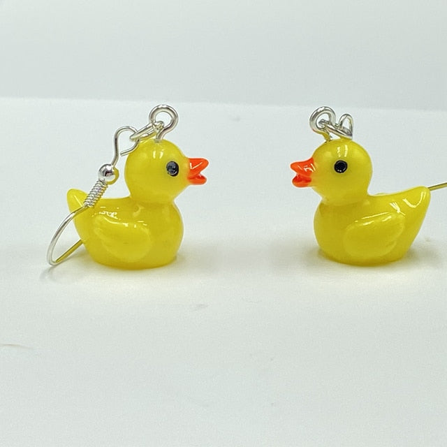 sengpan Christmas wishlist New/High Quality Super Cute Little Yellow Duck Earrings Simple Ladies Gift Earrings Jewelry Wholesale