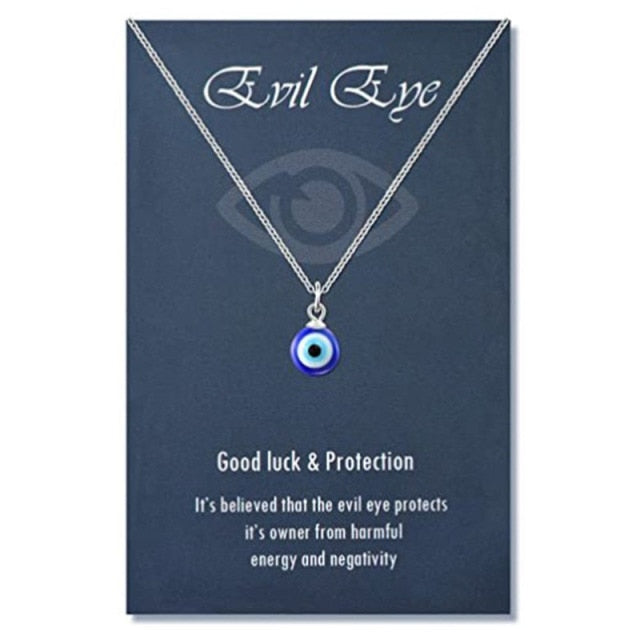 sengpan gifts hot sale new Antique 25MM 30MM 35MM Deep Sea Blue Evil Eye Pendant Necklace Turkish Blue Eye Choker Glass Eye Leather Rope Chain Jewelry Gift