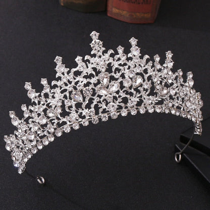 sengpan Christmas wishlist A158 New Golden Bride Crown Princess Headwear Birthday Rhinestone Headband Wedding Hair Jewelry Bridal Tiaras Vintage Headpieces