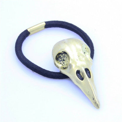 sengpan Christmas gifts ideas 1PC New Hot Sale Headwear High Quality Lady Gothic Raven Skull Elastic Hair Rope Women Hair Accessories Jewelry Gift