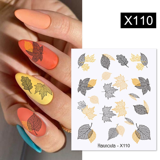 sengpan Christmas gifts ideas Harunouta Ink Blooming Marble Water Decals Flower Leaves Transfer Sliders Paper Abstract Geometric Lines Nail Stickers Watermark