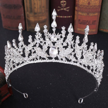 sengpan bridal jewelry for wedding New Vintage Baroque Headbands Crystal Tiaras Crowns Bride Noiva Headpieces Bridal Wedding Party Hair Jewelry for Women