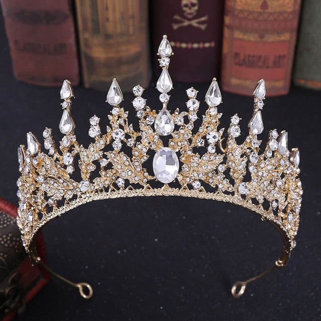 sengpan bridal jewelry for wedding New Vintage Baroque Headbands Crystal Tiaras Crowns Bride Noiva Headpieces Bridal Wedding Party Hair Jewelry for Women