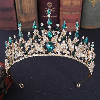 sengpan bridal jewelry for wedding New Vintage Baroque Headbands Crystal Tiaras Crowns Bride Noiva Headpieces Bridal Wedding Party Hair Jewelry for Women