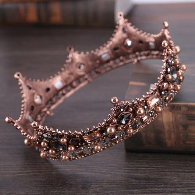 sengpan bridal jewelry for wedding New Vintage Baroque Headbands Crystal Tiaras Crowns Bride Noiva Headpieces Bridal Wedding Party Hair Jewelry for Women