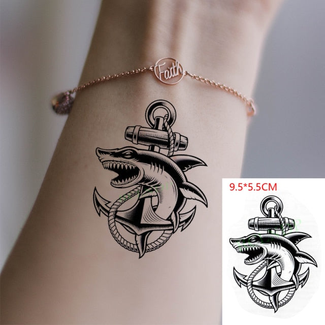 sengpan Waterproof Temporary Tattoo Sticker Flame Love Heart Flower Star Element Body Art Fake Tatto Flash Tatoo on finger for Men Women