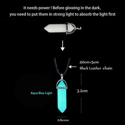 sengpan Christmas wishlist Luminous Glowing Arrow Pendant Necklace Knight Spear Necklace Glow In The Dark Pike Necklace for Women Men Halloween Gift