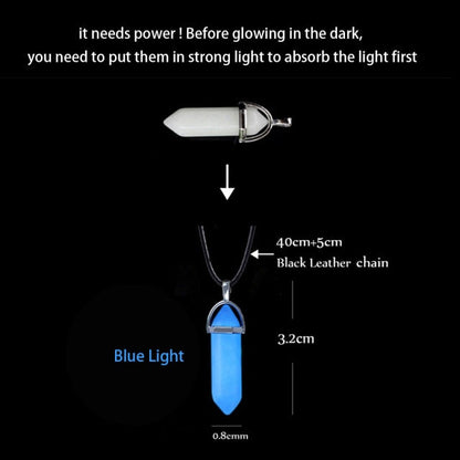 sengpan Christmas wishlist Luminous Glowing Arrow Pendant Necklace Knight Spear Necklace Glow In The Dark Pike Necklace for Women Men Halloween Gift