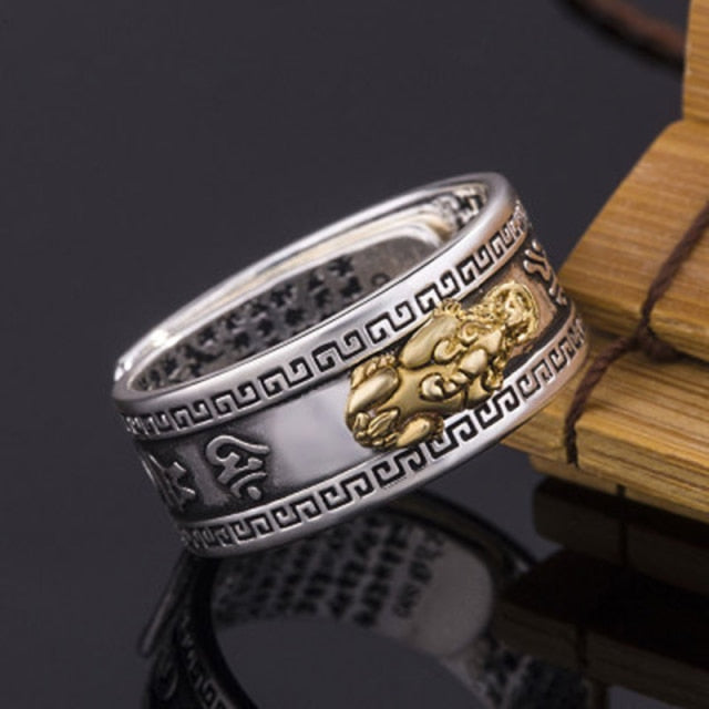 sengpan jewelry gifts for women hot sale new Retro Punk Snake Dragon Ring for Men Women Exaggerated Antique Siver Color Opening Adjustable Rings Anillo Hombre Bijoux