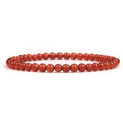 sengpan 4/6/8/10mm Rhodochrosite Bracelet Fashion Natural Stone Beads Bracelets for Women Men Energy Yoga Charm Bracelet Jewelry Gifts