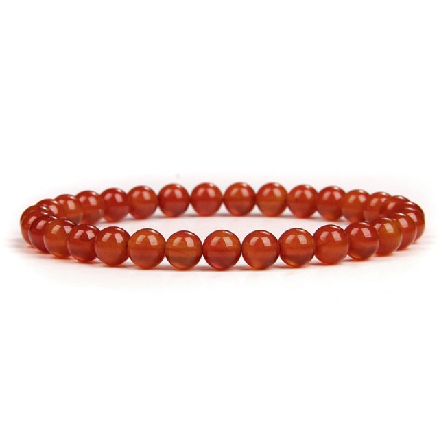 sengpan 4/6/8/10mm Rhodochrosite Bracelet Fashion Natural Stone Beads Bracelets for Women Men Energy Yoga Charm Bracelet Jewelry Gifts