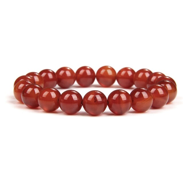 sengpan 4/6/8/10mm Rhodochrosite Bracelet Fashion Natural Stone Beads Bracelets for Women Men Energy Yoga Charm Bracelet Jewelry Gifts