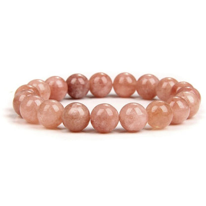 sengpan 4/6/8/10mm Rhodochrosite Bracelet Fashion Natural Stone Beads Bracelets for Women Men Energy Yoga Charm Bracelet Jewelry Gifts