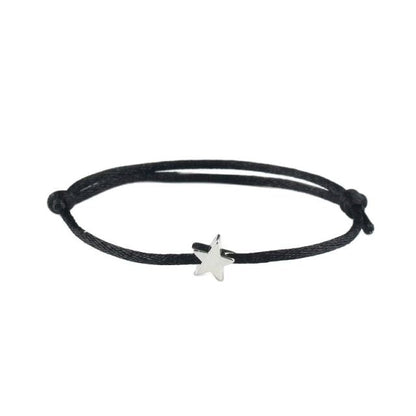 sengpan Lucky Red Rope Bracelet Couple Simplicity Adjustable Five Pointed Star Charm Bracelets for Women Men Bracelet Friendship Jewelry