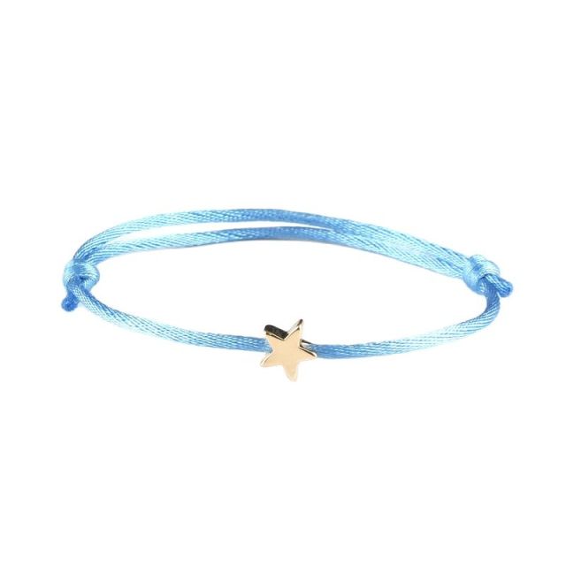 sengpan Lucky Red Rope Bracelet Couple Simplicity Adjustable Five Pointed Star Charm Bracelets for Women Men Bracelet Friendship Jewelry