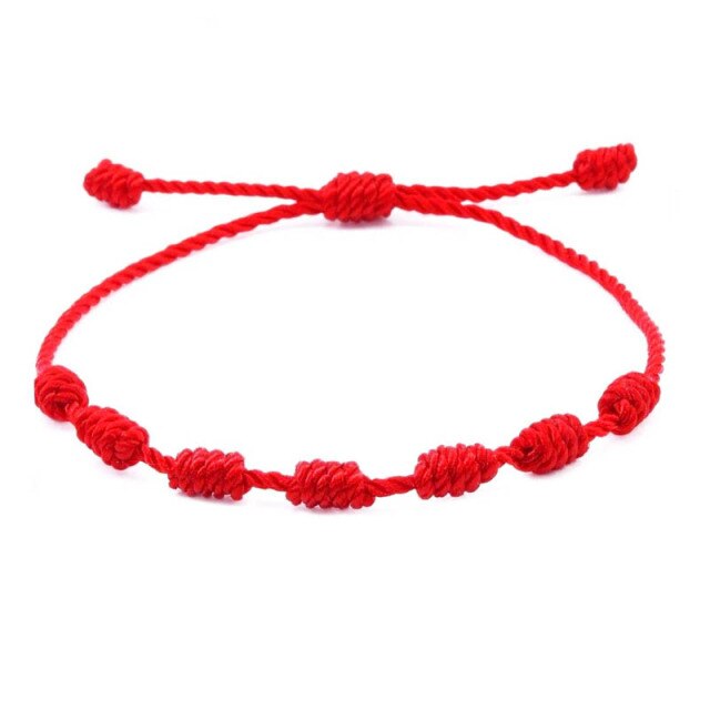 sengpan 12 Style Hand Braided Lucky Evil Red String Charm Bracelet Women Men Blue Eye Round Beads Bracelet Fashion Friendship Jewelry