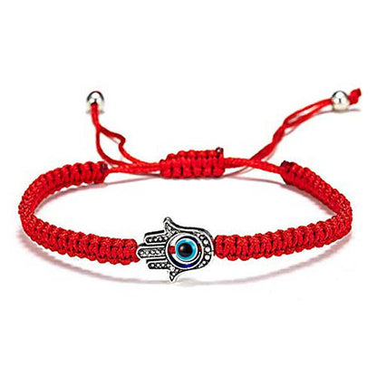 sengpan 12 Style Hand Braided Lucky Evil Red String Charm Bracelet Women Men Blue Eye Round Beads Bracelet Fashion Friendship Jewelry