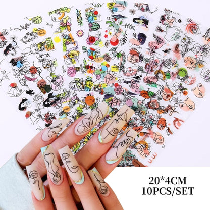 sengpan Christmas Silver Snowflakes Nail Art Foil Transfer Glitter Stickers 3D Nail Art Decals Designer Manicuring Decorationsengpan Christmas wishlist