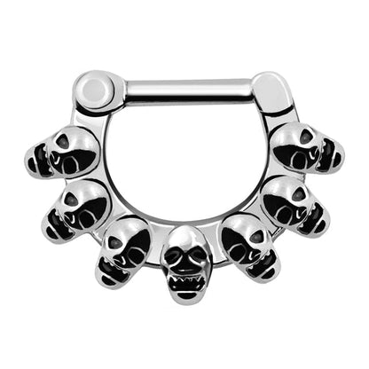 sengpan Indian Nose Piercing Septum Clicker Real Clip Rings Piercing Jewelry Septum Tribal Hoop Nose Ring Body Piercing Septo indiano