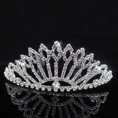 sengpan Christmas gifts for her Princess Crown Bride Tiaras Hair Comb Ornaments Jewelry Headband Crystal Pearl Wedding Crown Hairband Women Headwear