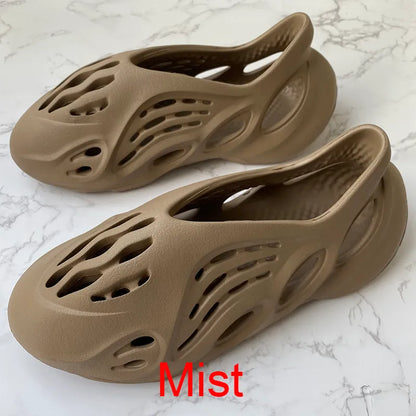 Topsportmarket Sandals Slides Slippers Men Women Glow Green Sand Black Bone White Onyx Cream Slide Sandals Big Size 15