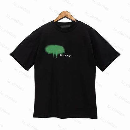 Tees Tshirt Fashion new Mens Womens Designers T Shirts Long Sleeve Palms Tops Luxurys Letter Tshirts Clothing Short Sleeved summer