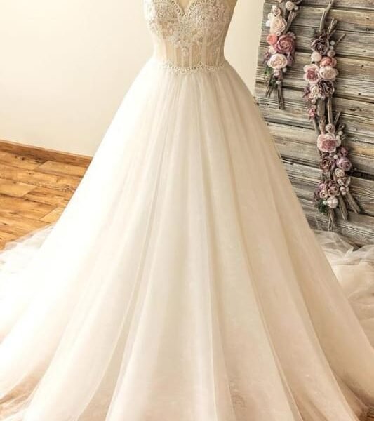 Awesome Sweetheart Appliques A-line Wedding Dress