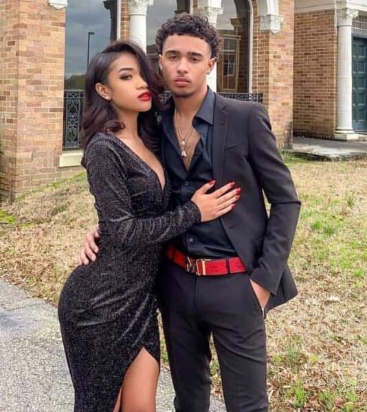 Shiny Black Deep V Neck Long Sleeves Prom Dresses